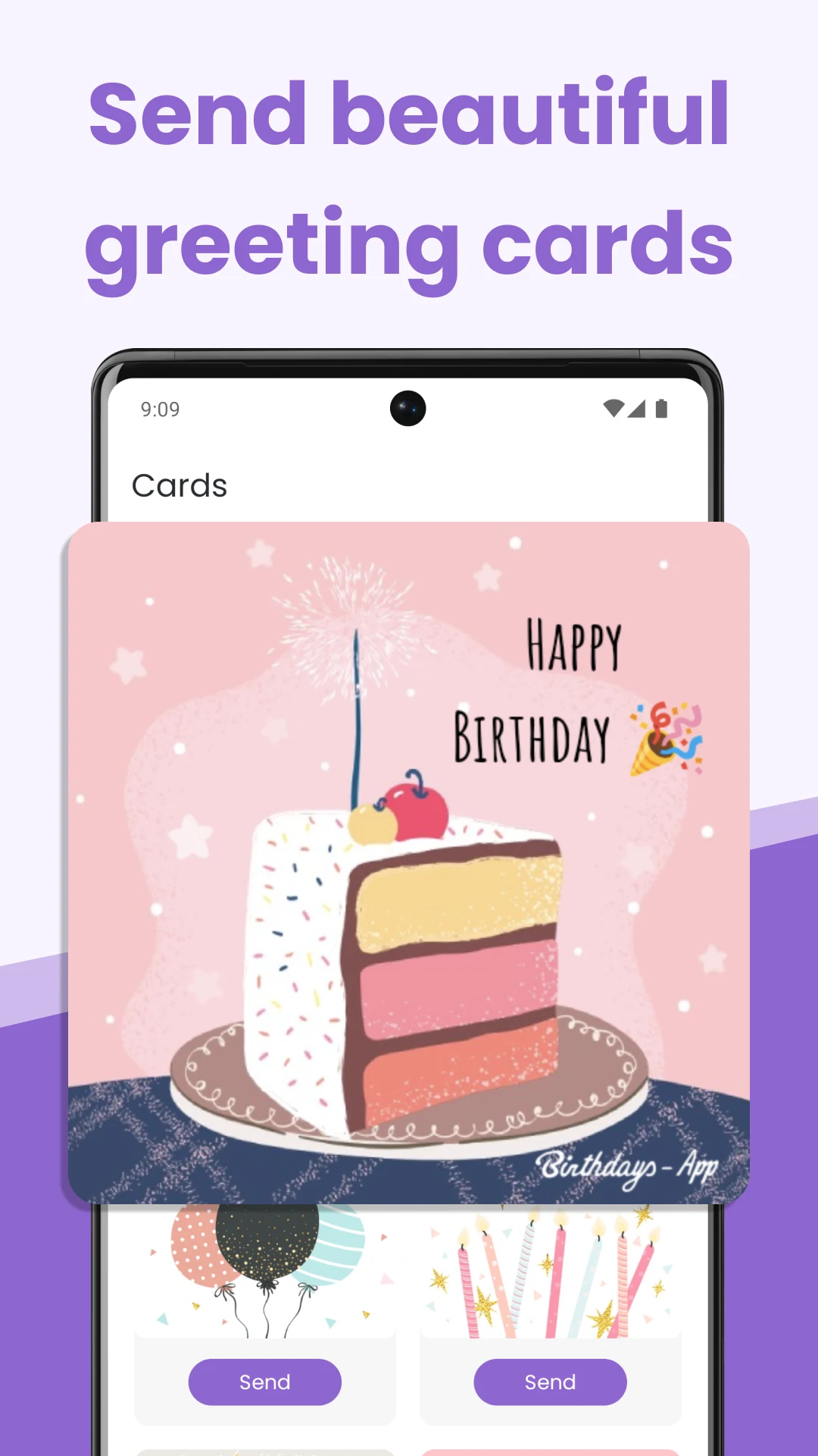 Birthday Calendar & Events screenshot